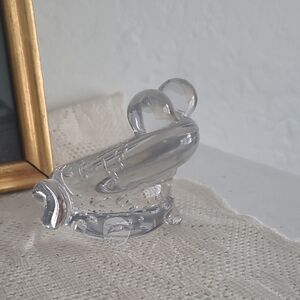 Handmade Crystal Frog Figurine